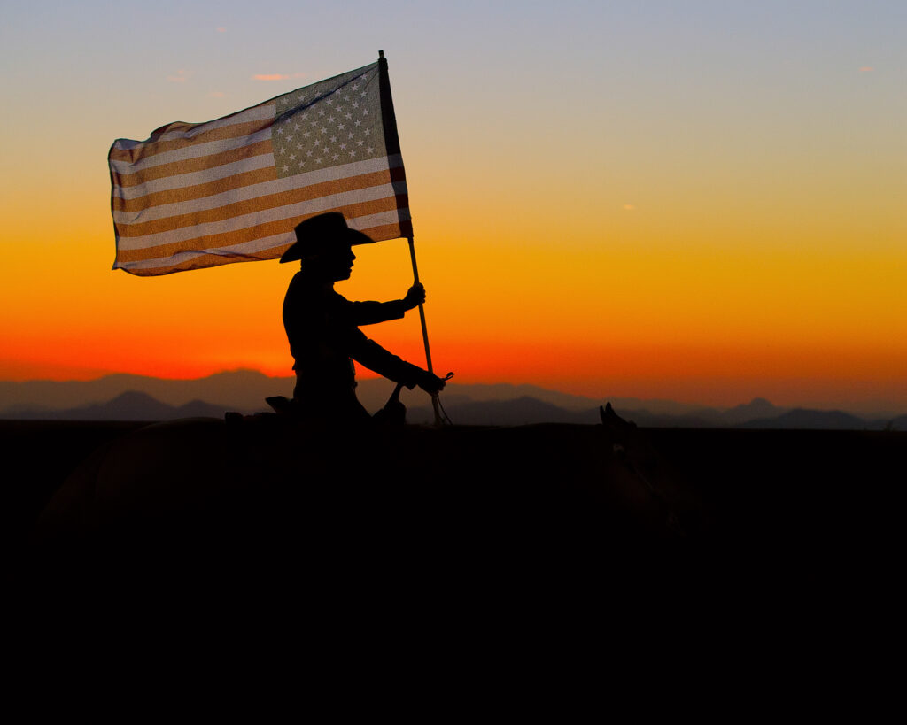 Horse and Flag